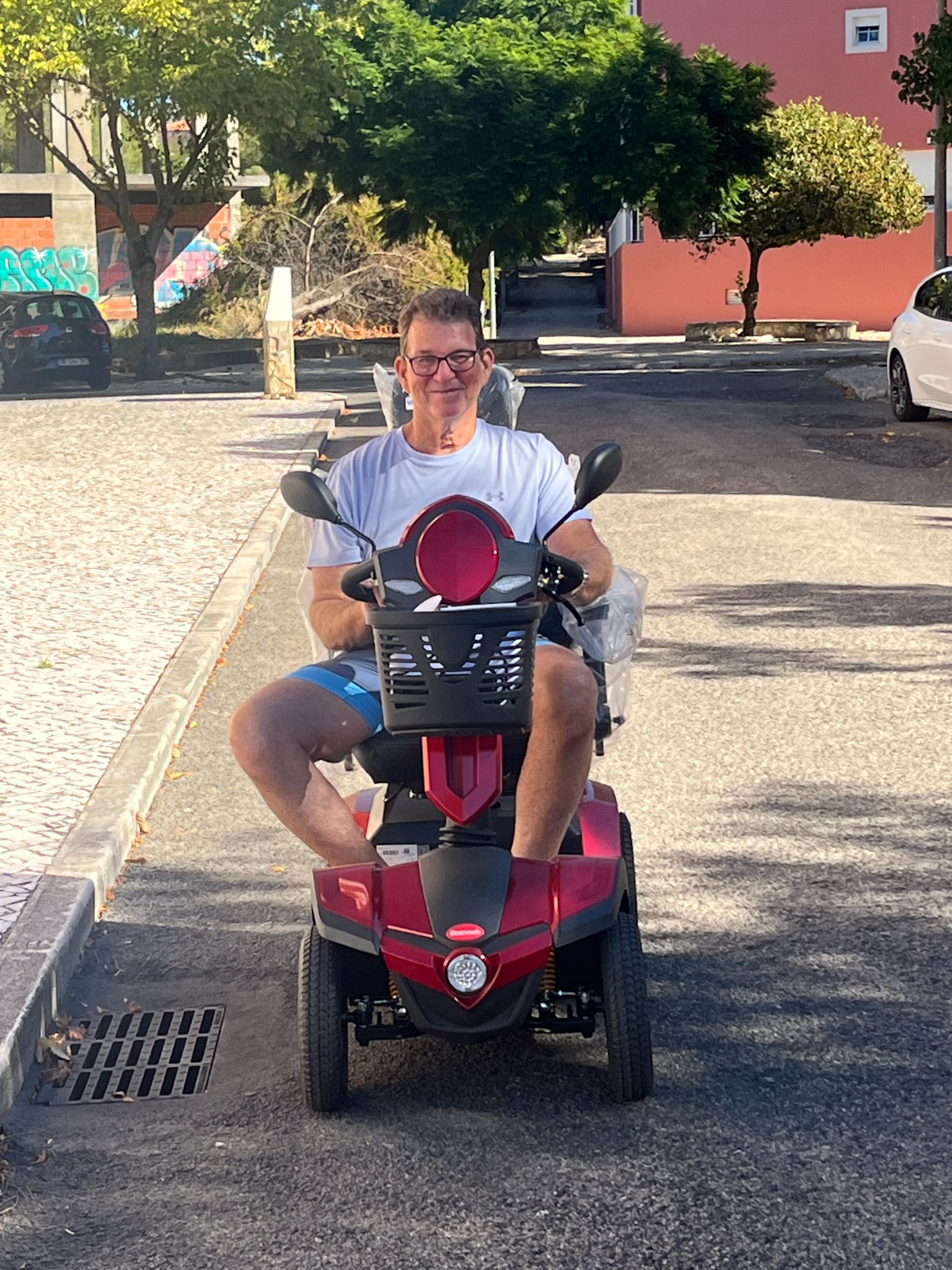 Davis Bader with wine